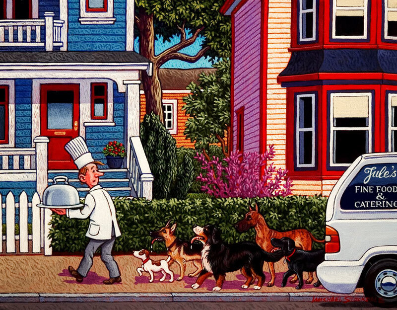 Chef Walking Dogs