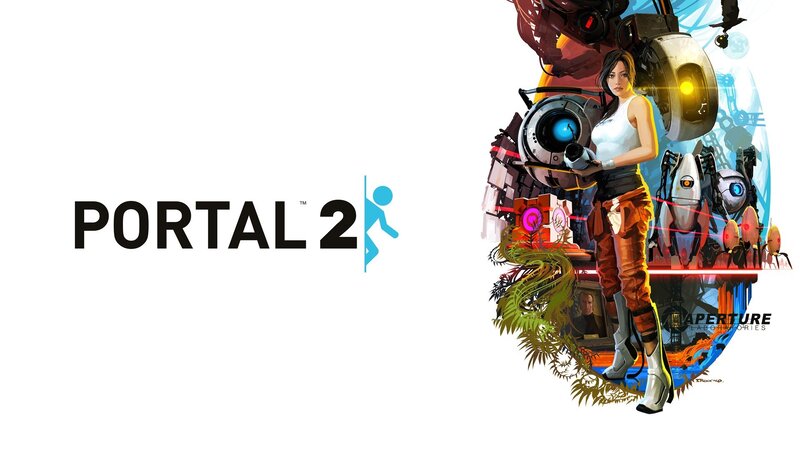 Chell with Robots