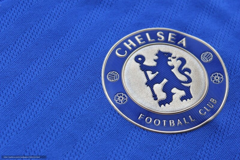 Chelsea FC crest on jersey
