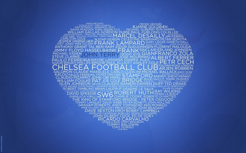 Chelsea FC heart design
