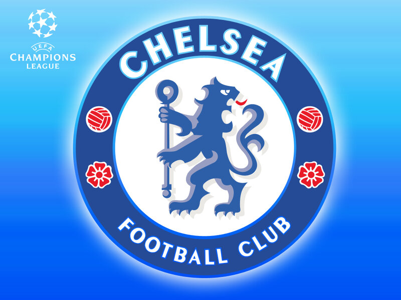 Chelsea FC logo with Champions League