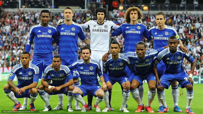 Chelsea FC Team Lineup — Blue