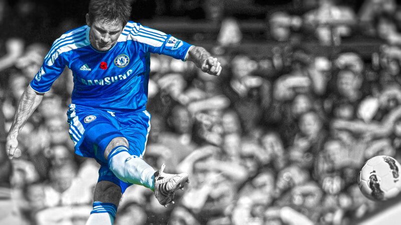 Chelsea football player in action