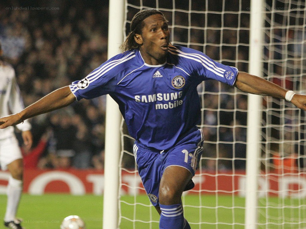Chelsea player celebrating goal