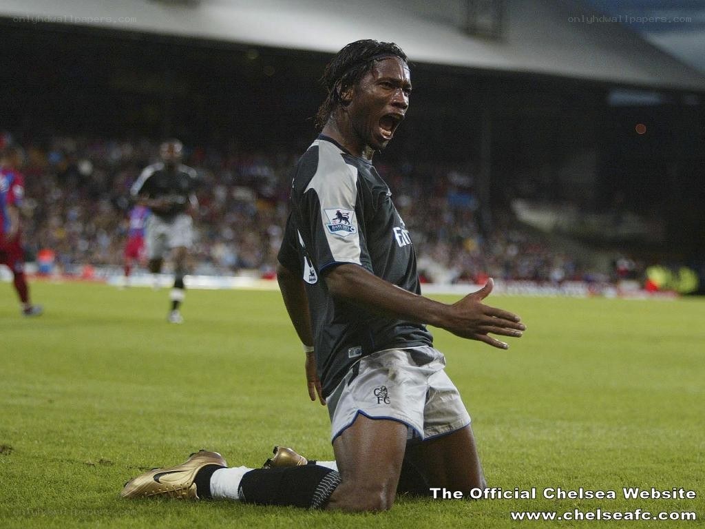 Chelsea player celebrating on field