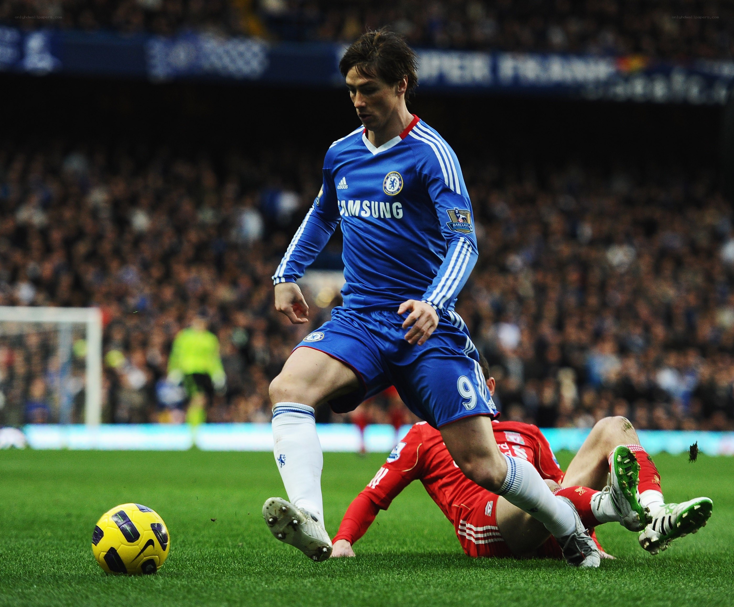 Chelsea player in action