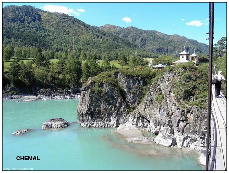 Chemal river landscape