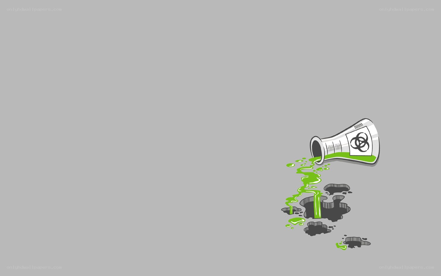 chemical spill illustration