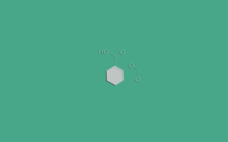 Chemical Structure Diagram — Green, Neutral