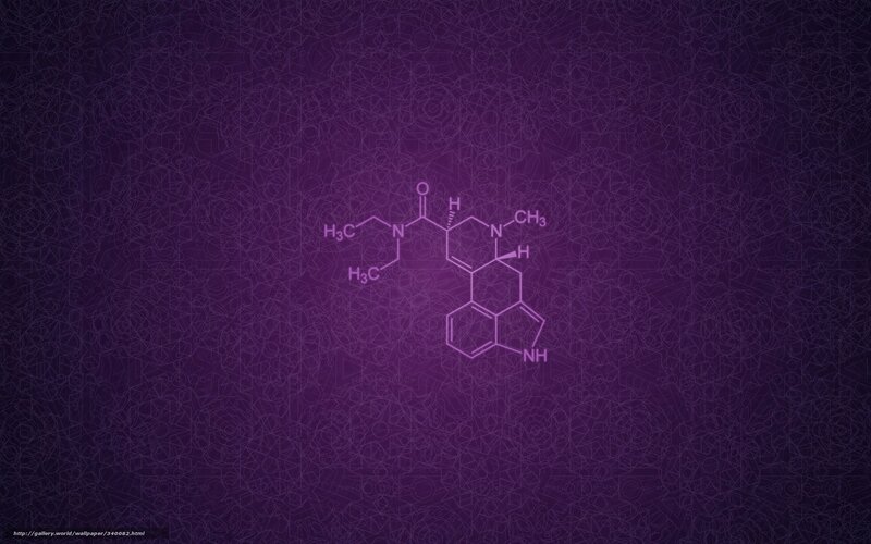 Chemical Structure Diagram — Purple, Scientific