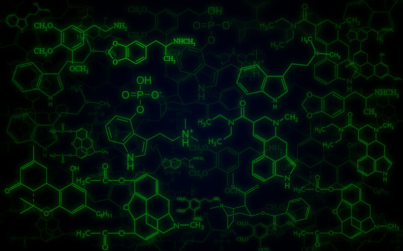 chemical structures background