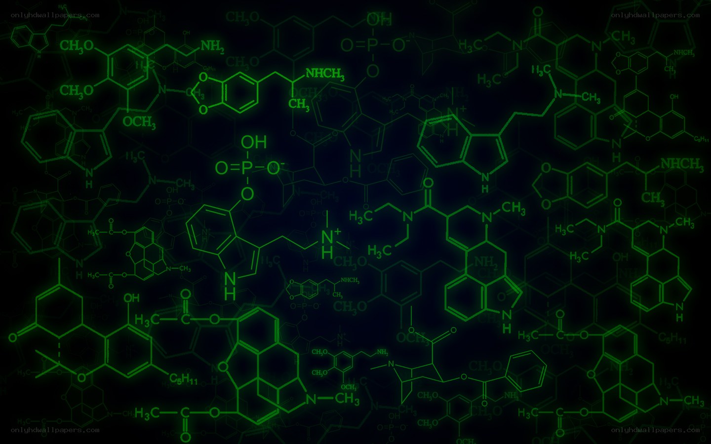 chemical structures background