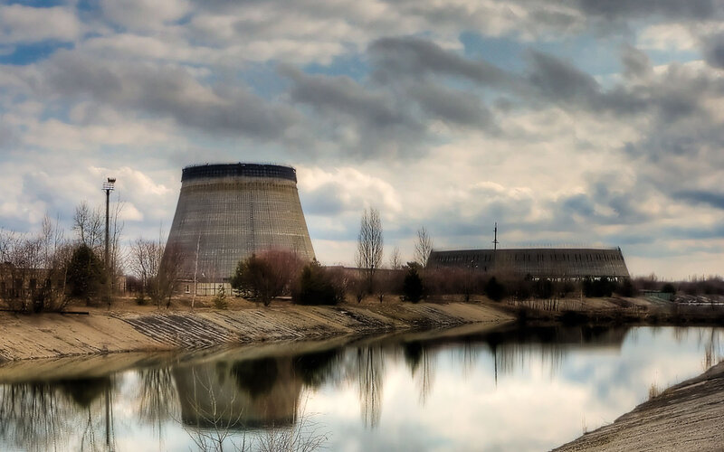 Chernobyl Cooling Tower — Gray