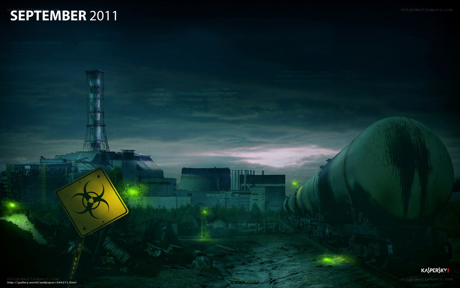 Chernobyl disaster scene