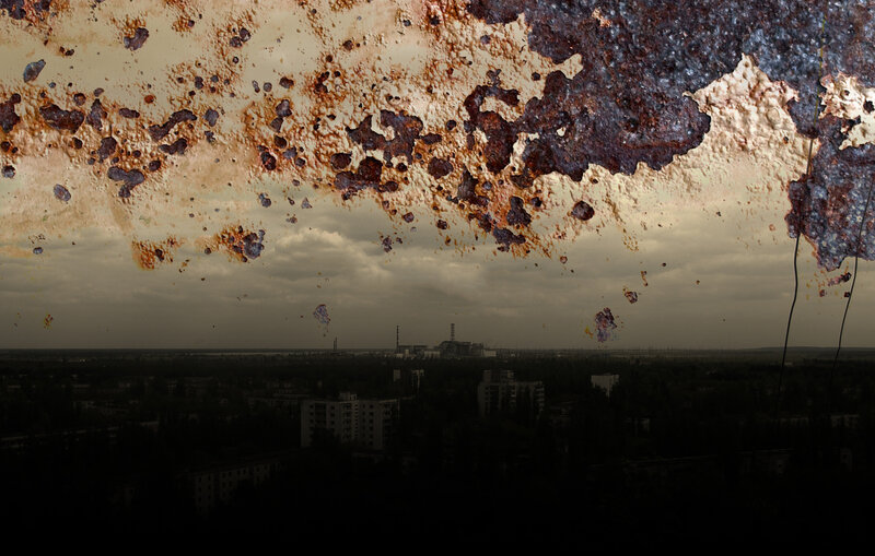 Chernobyl exclusion zone view
