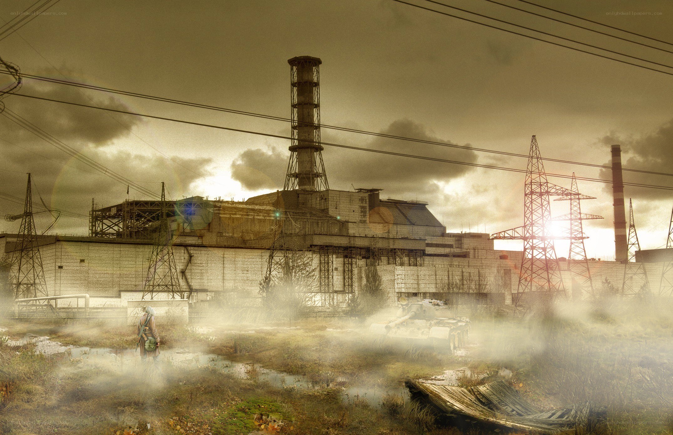 Chernobyl nuclear disaster site