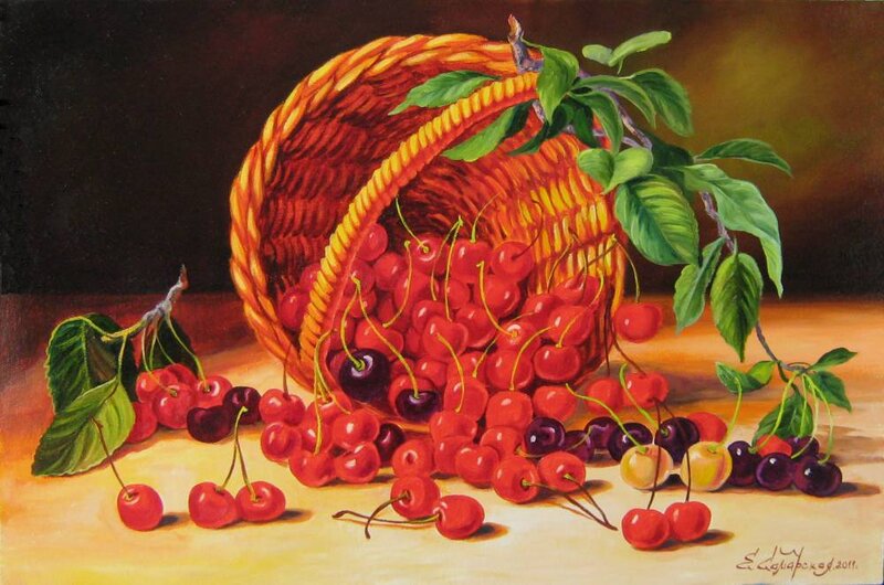 Cherries in a Basket