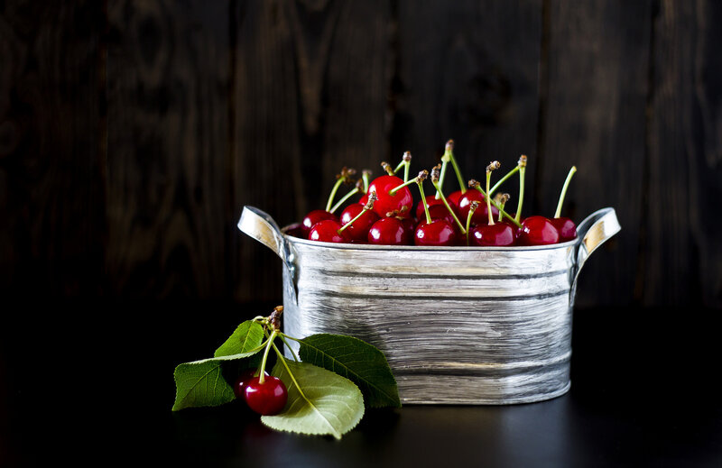 Cherries in a Bucket