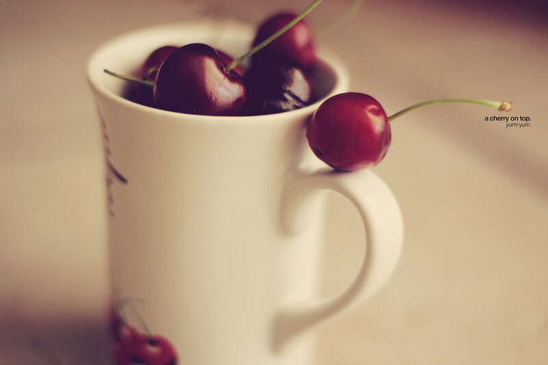 Cherries in a Mug