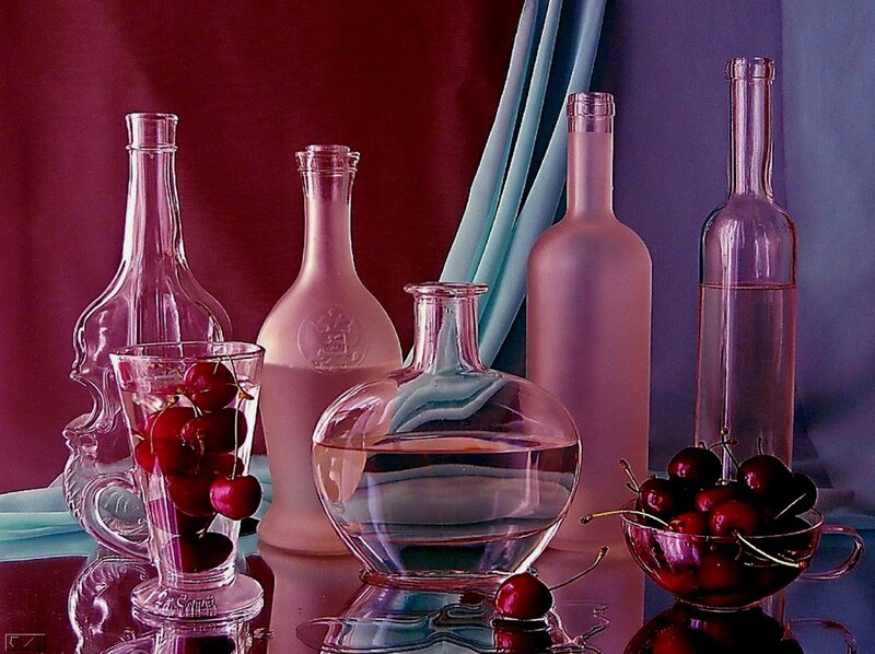 Cherries in Glassware