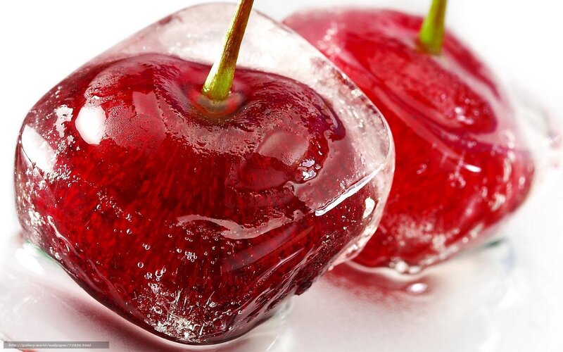 Cherries in Ice — Red, Cool