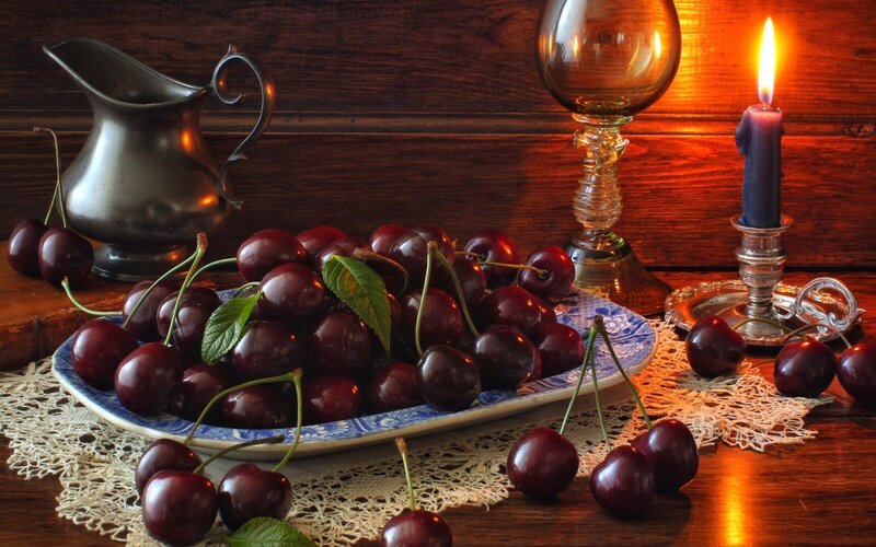 Cherries on a Platter
