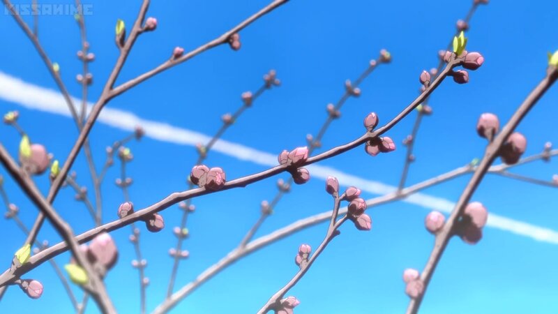 Cherry Blossom Buds — Blue