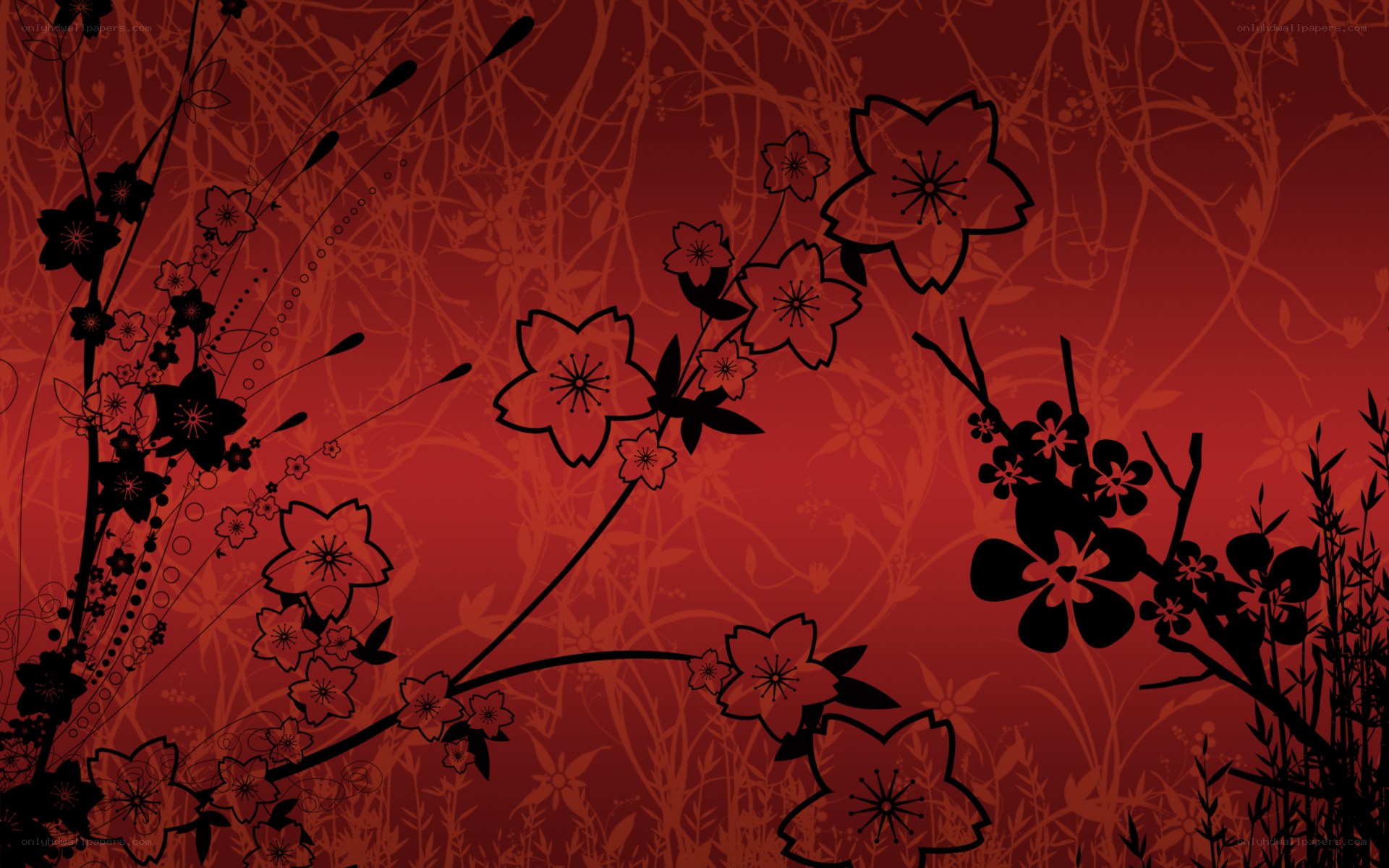 cherry blossom floral pattern
