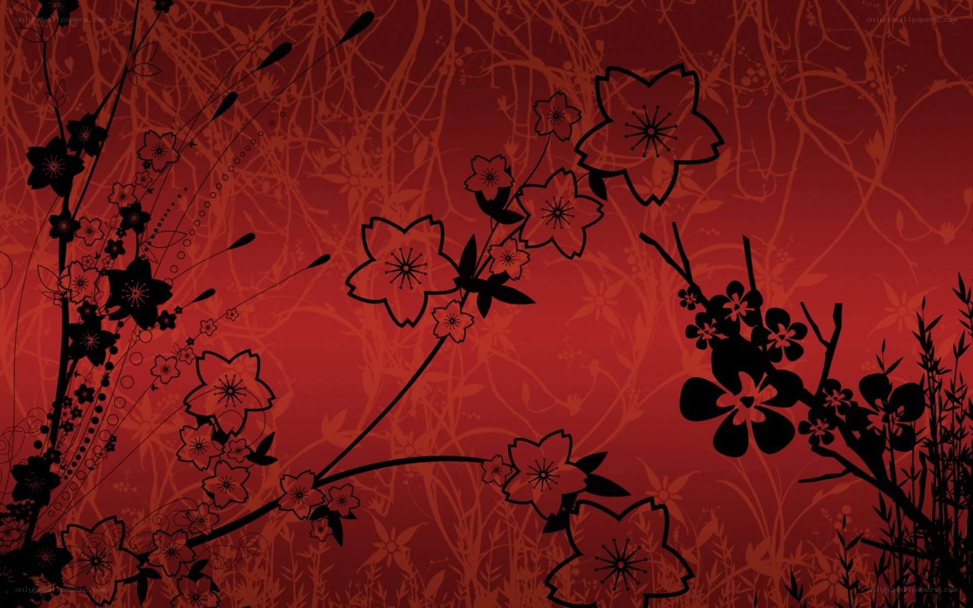 cherry blossom floral pattern