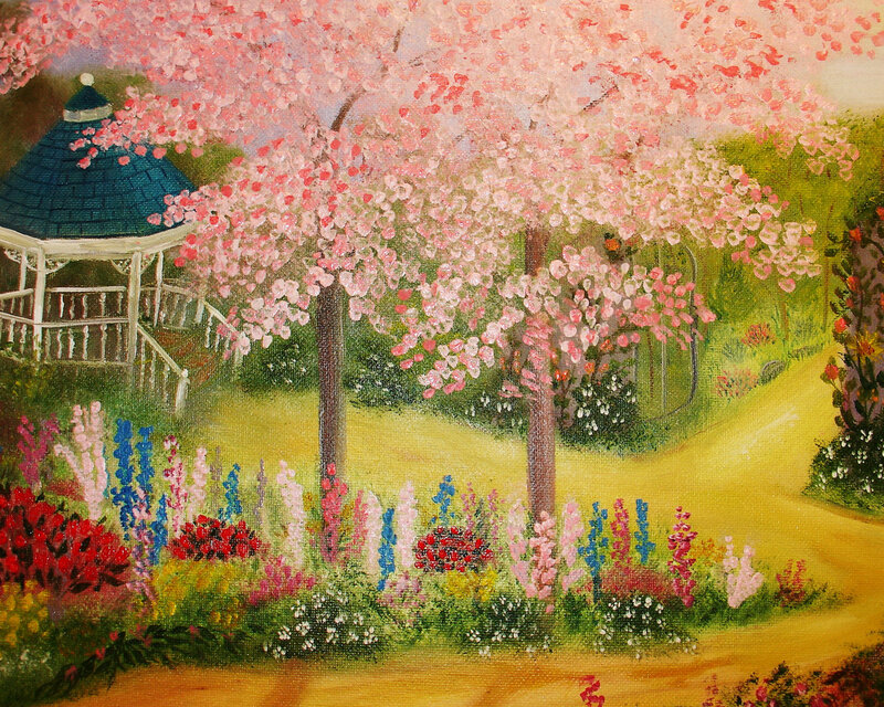 Cherry Blossom Garden — Pink