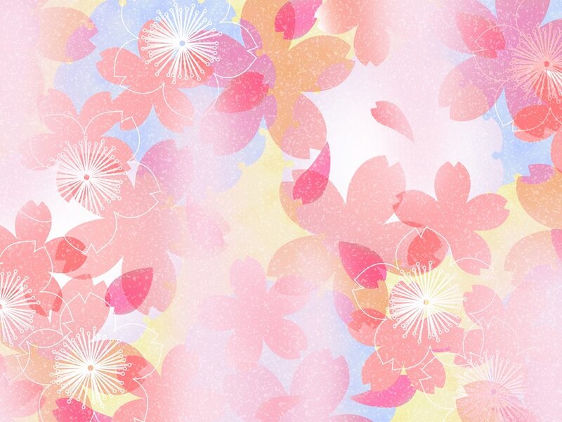 cherry blossom pattern background