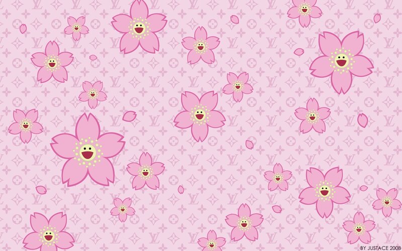 cherry blossom pattern wallpaper