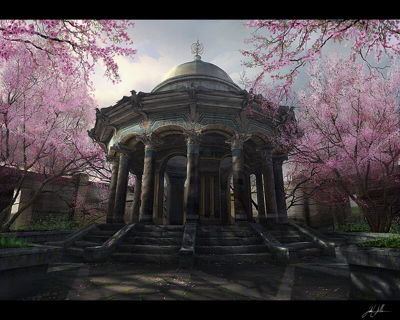 Cherry blossom pavilion