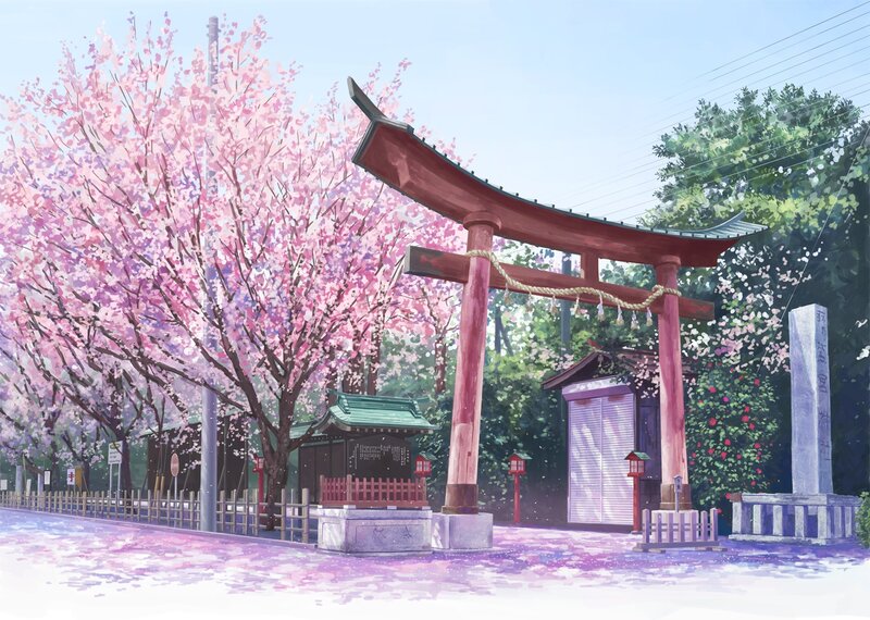 Cherry Blossom Shrine — Pink
