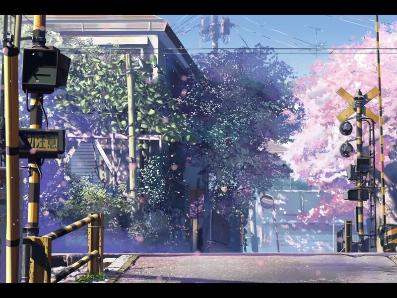 Cherry Blossom Street — Pink, Serene, Spring