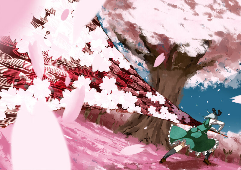 Cherry blossom warrior