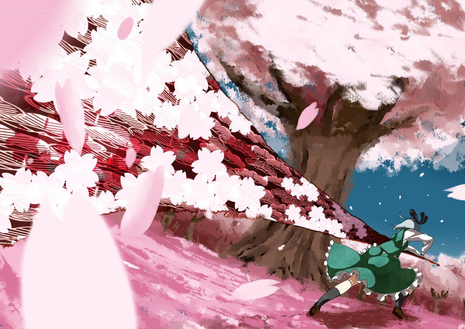 Cherry blossom warrior