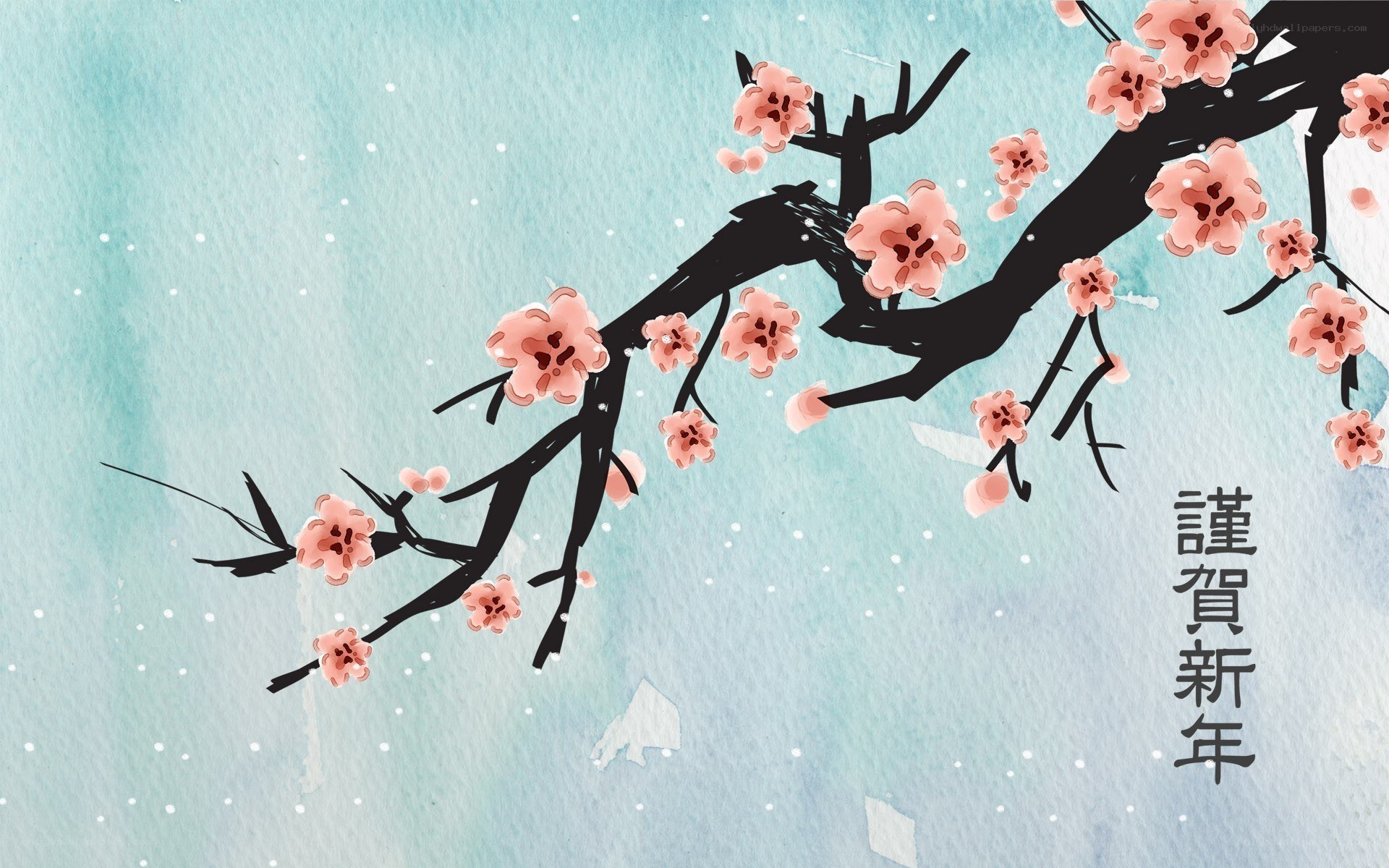 cherry blossoms in winter