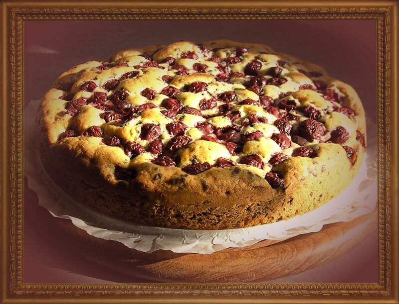 Cherry Cake in Frame
