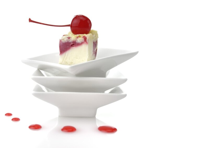 Cherry Cheesecake Slice — White