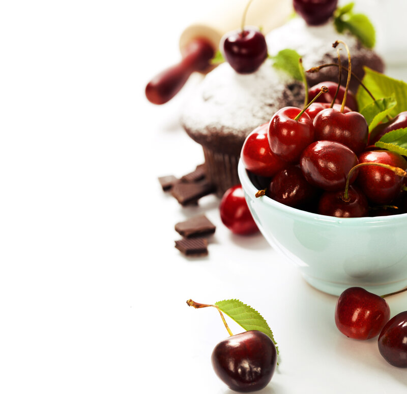 Cherry-filled Muffin