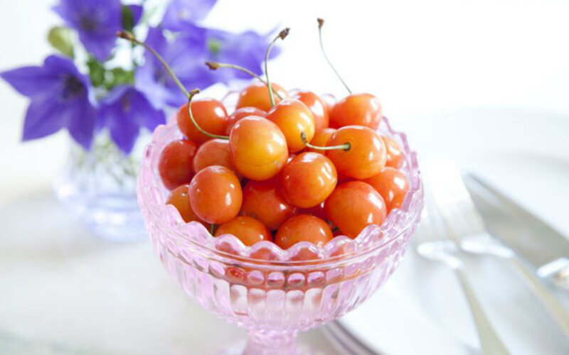 Cherry Fruit in Bowl