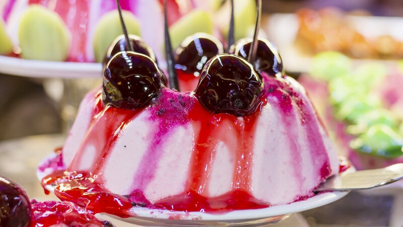 Cherry Gelatin Dessert