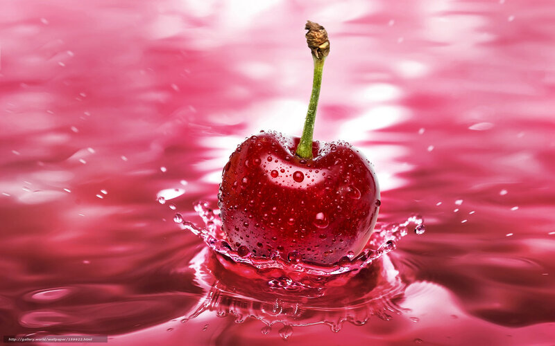 Cherry in Water — Red, Dynamic