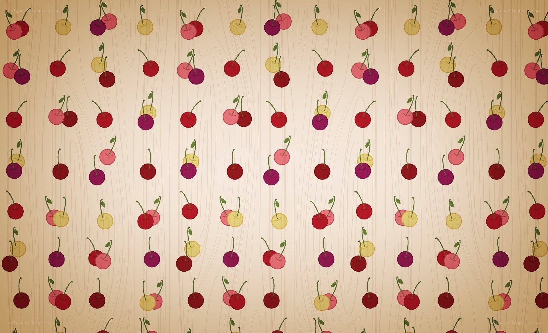 cherry pattern background