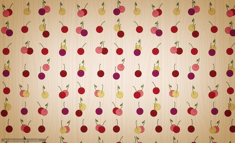 cherry pattern wallpaper