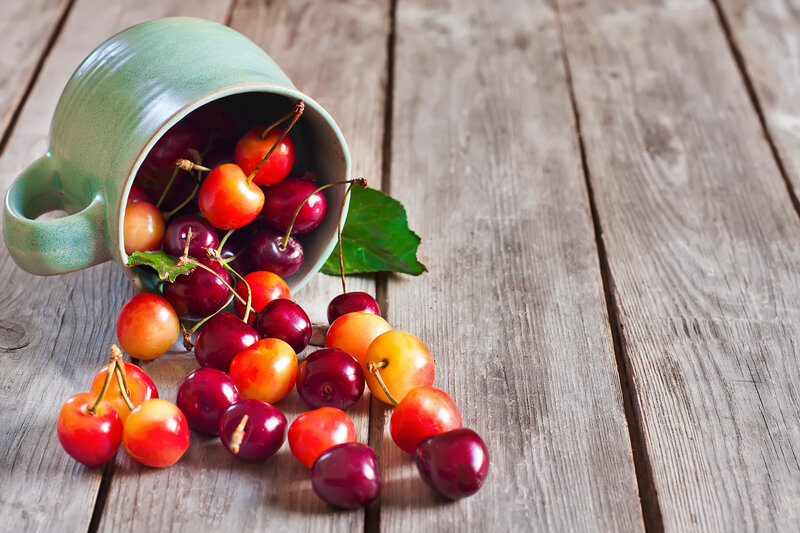 Cherry Spill from Cup