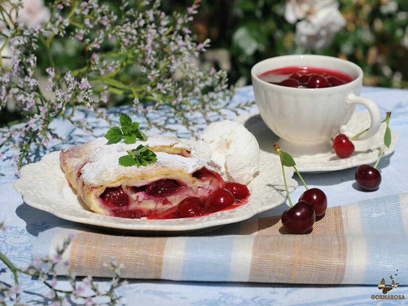 Cherry Strudel Dessert
