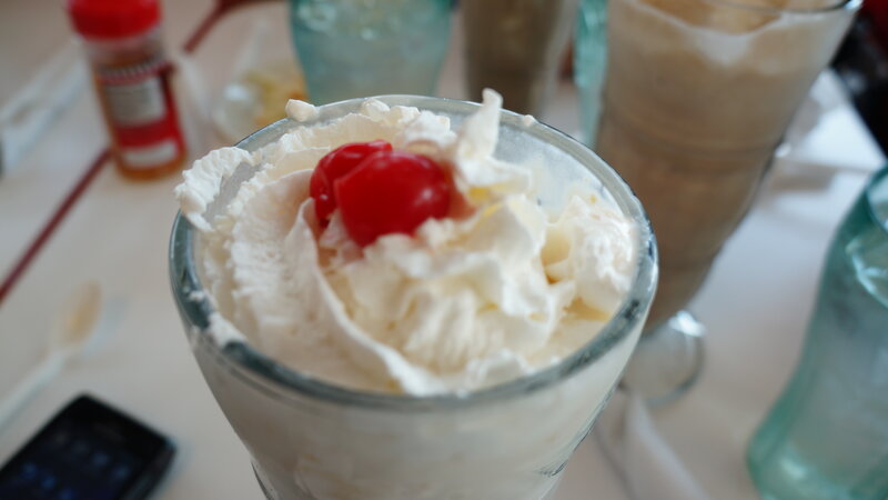 Cherry-topped Milkshake