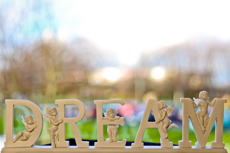 Cherub Figurines in Letters